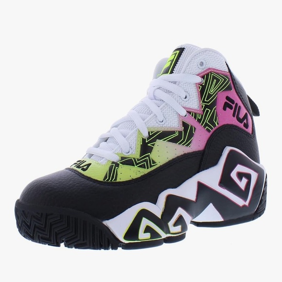 Fila Black & Neon Athletic Shoes Women’s US 8 - Picture 1 of 15